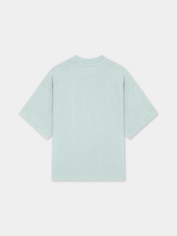 AN STUDIO HEAVY WEIGHT T SHIRT SILVER GREY - Image 4