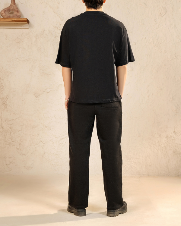 AN STUDIO HEAVY WEIGHT T SHIRT  BLACK - Image 3