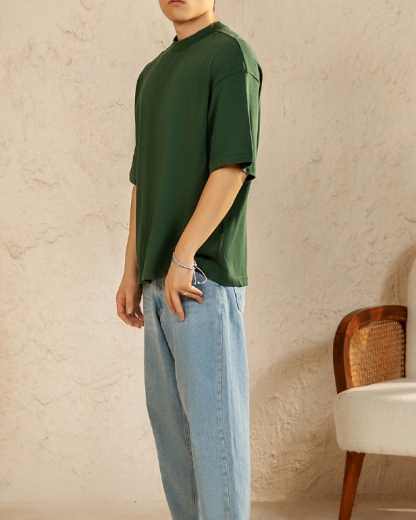 AN STUDIO HEAVY WEIGHT T SHIRT GREEN - Image 5